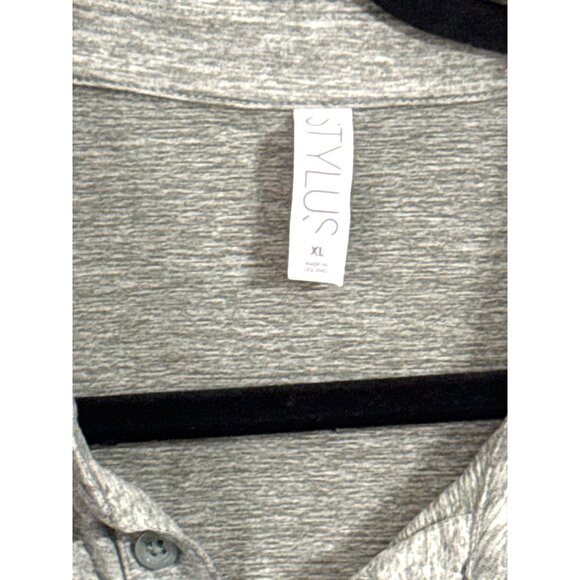 Stylus Mens green Polo Shirt XL 92% Polyester 8% Spandex Short Sleeve Lightweigh - Picture 4 of 7